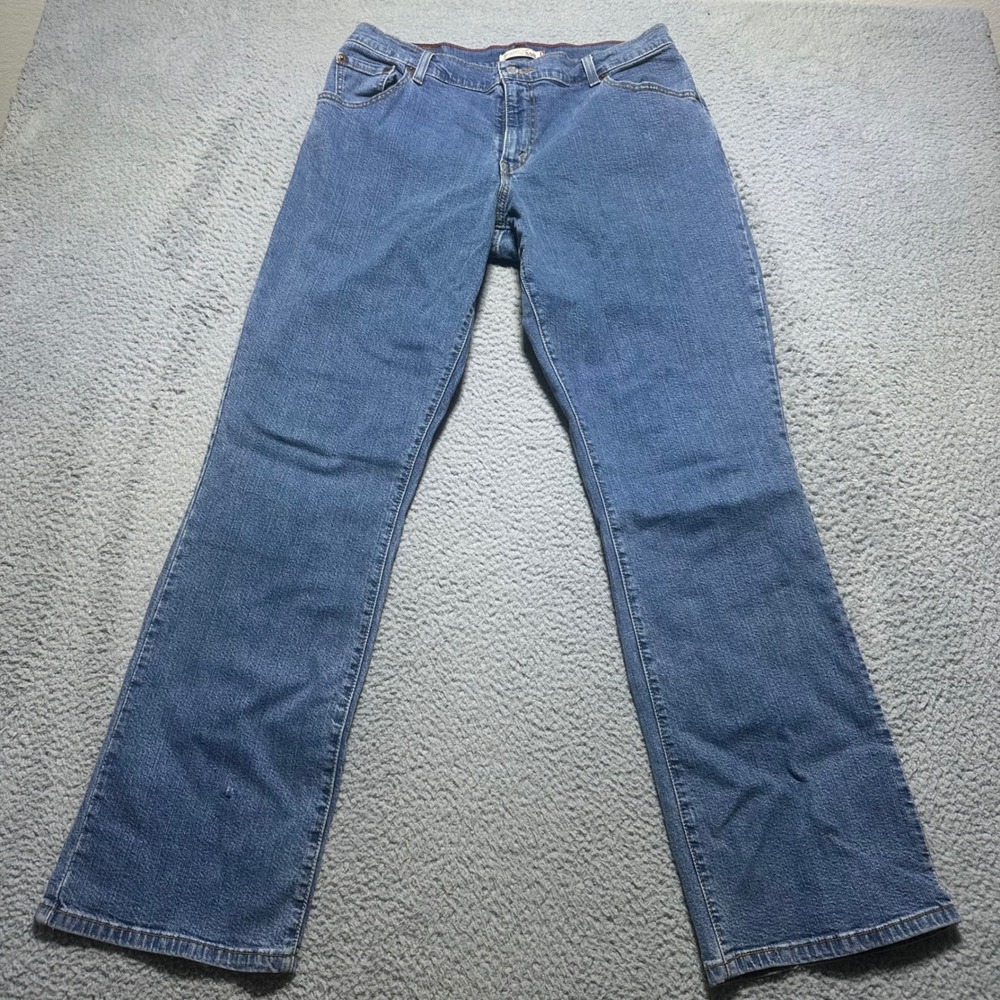 Vintage Levi's 550 Jeans Women 14M Relaxed Boot Cut Blue Denim rodeo western Y2K